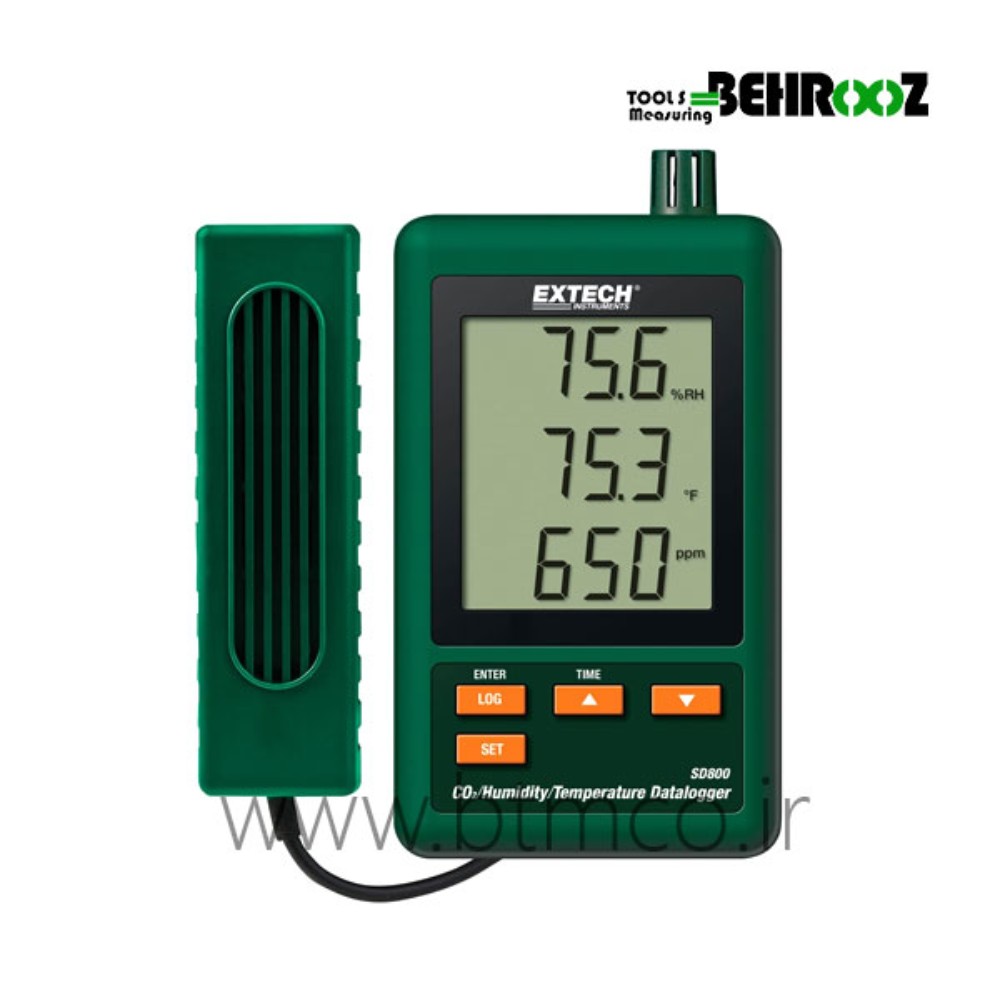 CO2HumidityTemperature-Datalogger-SD800-EXTECH