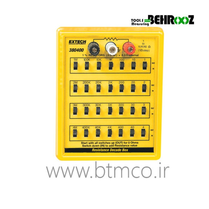 EXTECH-Resistance-Decade-Box-380400