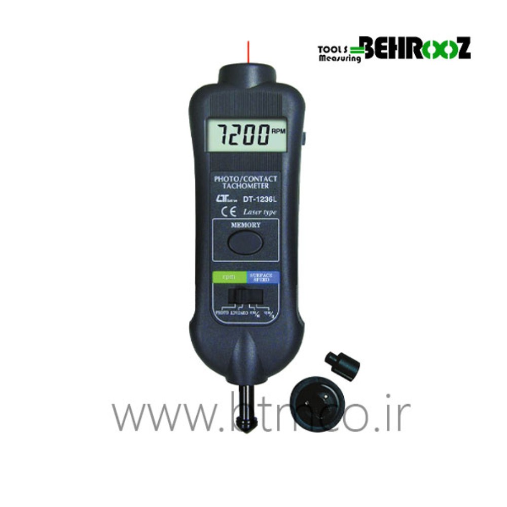 LUTRON-LASER-PHOTOCONTACT-TACHOMETER-DT-1236L1