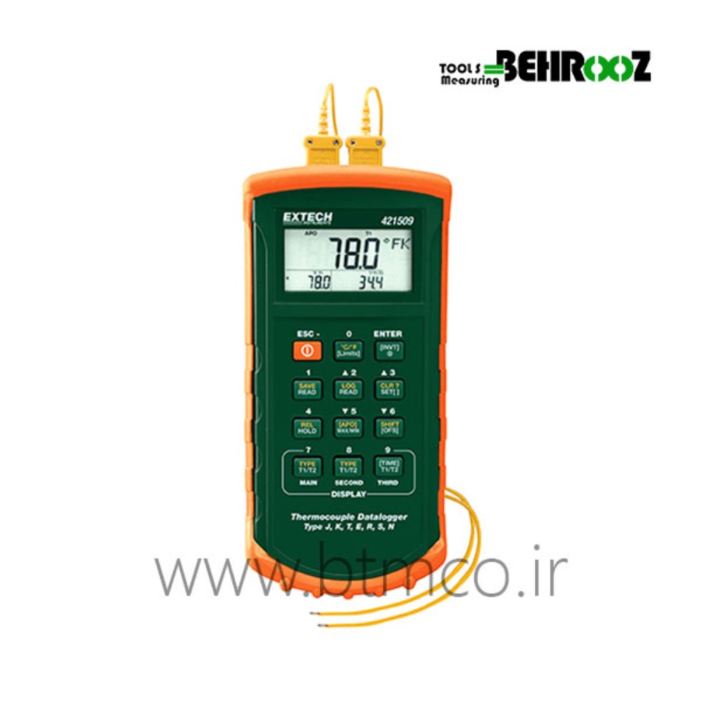 Extech-7-Thermocouple-Dual-Input-Datalogger-with-Alarm-421509