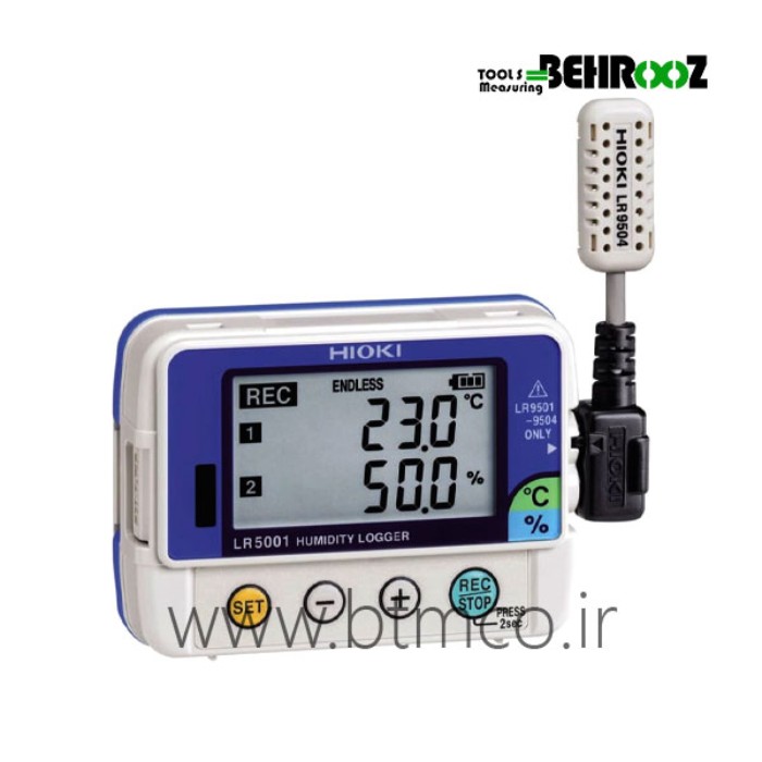 Hioki-LR5001Temperature-Humidity-Data1