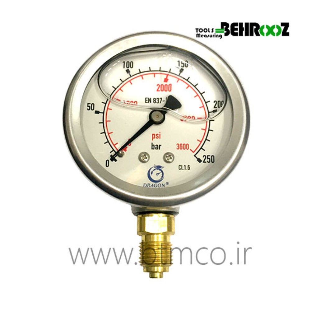 Pressure-Gauge-250-Bar-Dragon