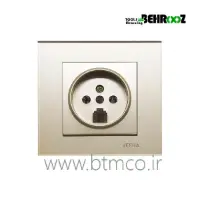 پریز-و-سوکت-تلفن-ویرا-مدل-کریستال-بژ