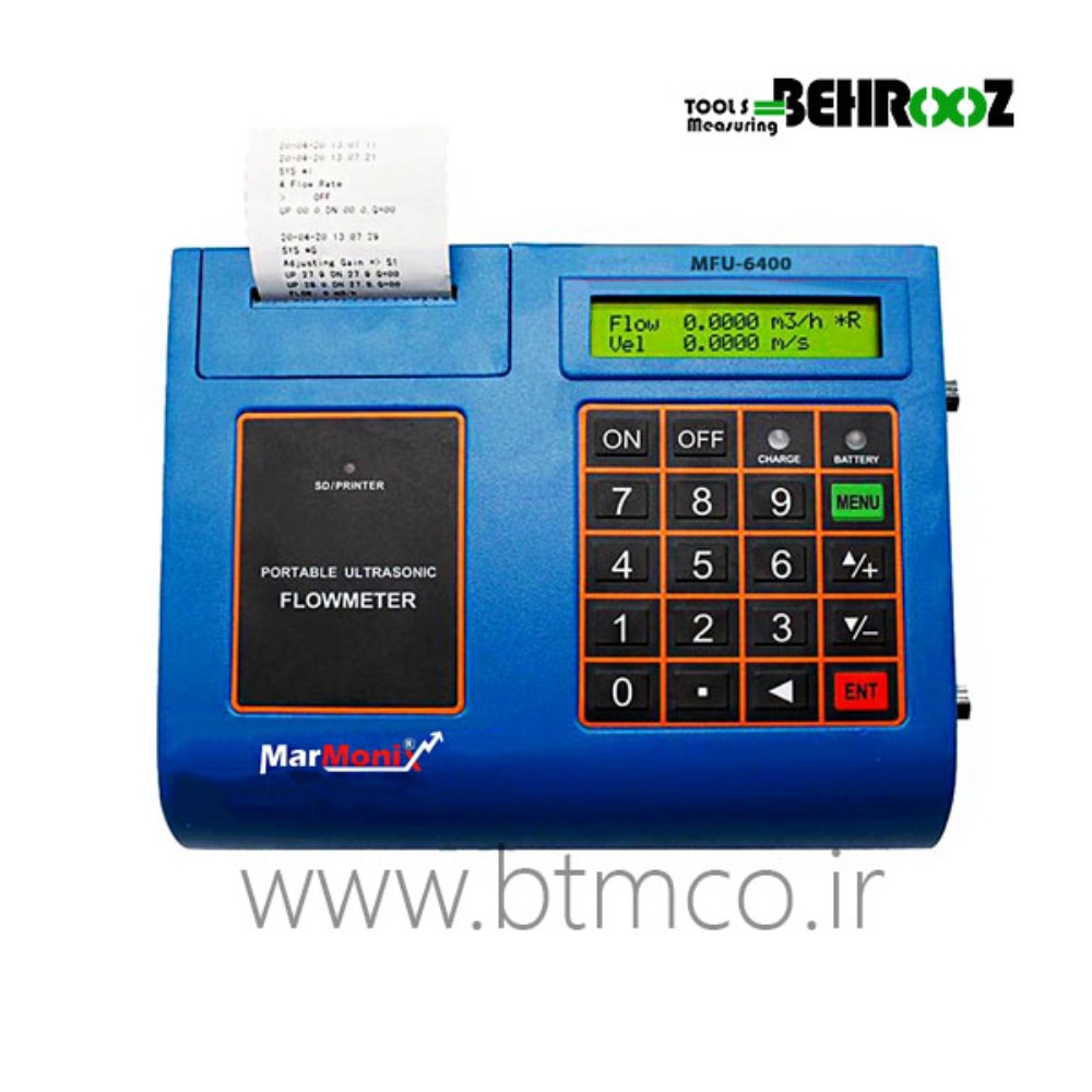 Portable-Ultrasonic-Flowmeter-Digital-MFU-6400-MARMONIX