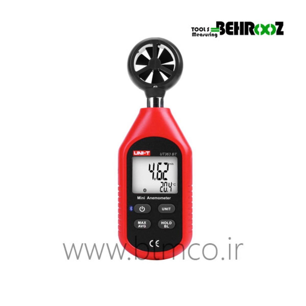 UNI-T-UT363BT-Wind-Speed-Meter-Digital