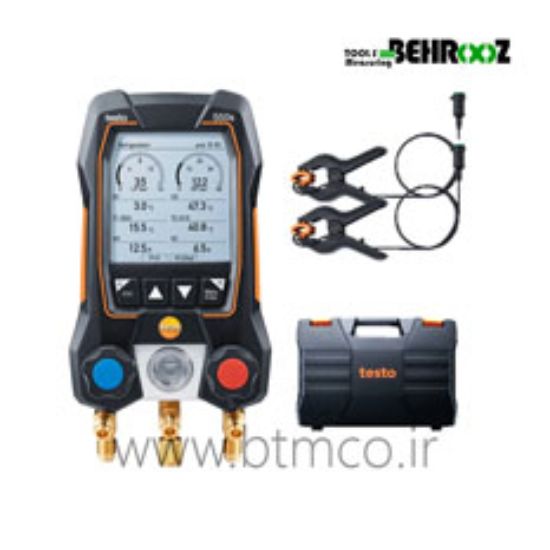 testo-550s-Basic-Kit---Smart-digital-manifold-with-fixed-cable-clamp-temperature-probes
