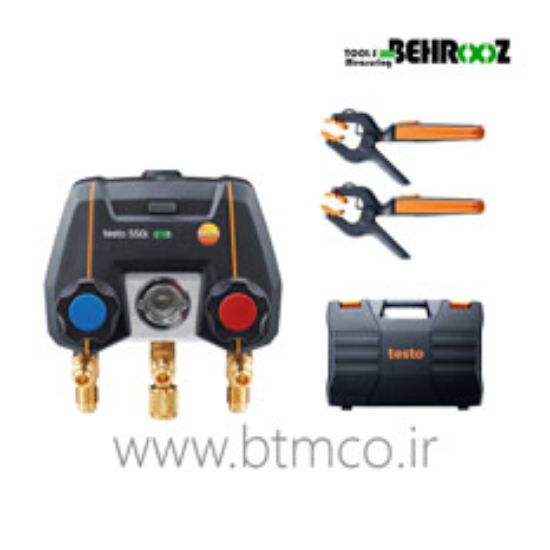 testo-550i-Smart-Kit---App-controlled-digital-manifold-with-wireless-clamp-temperature-probes-(NTC)