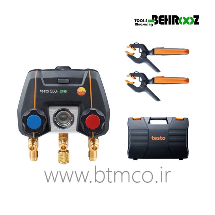 testo-550i-Smart-Kit---App-controlled-digital-manifold-with-wireless-clamp-temperature-probes-(NTC)