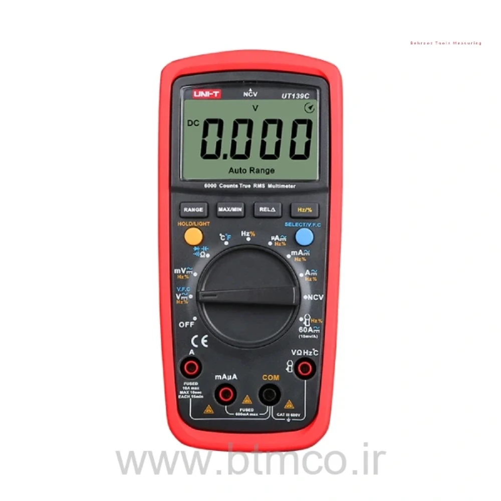 مولتی متر پرتابل دیجیتال یونیتی UT139C